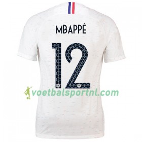 Frankrijk Mbappé 12 Dames Uit Shirt WK voetbal 2018